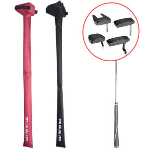 DBAIHUK Golf Putter Bag avec housse de protection unique Sac de queue pour le stockage des couvre-chefs Noir/Rouge Origine chinoise - Product Image 1