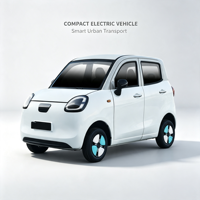 Vehículo Eléctrico Mini de 4 Plazas para Adultos, de Baja Velocidad, con Controles Inteligentes, para Ciudad