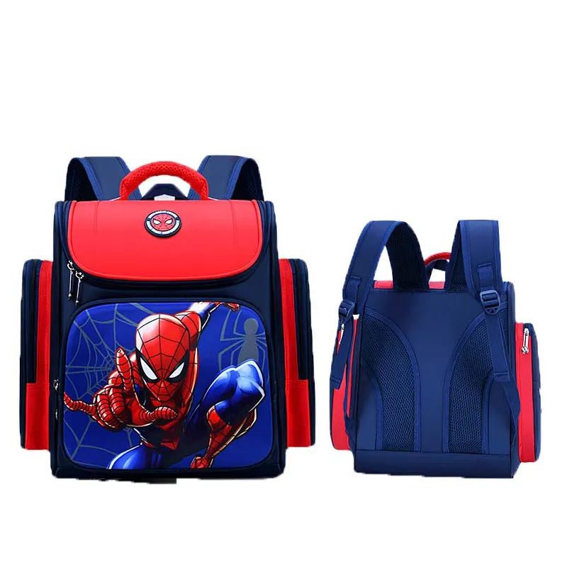 Mochila infantil do homem-aranha, bolsa escolar para estudantes da escola primária, 2022