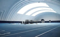 Dôme sportif gonflable en PVDF écologique avec toit pneumatique pour zone de réadaptation sportive hospitalière