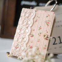 Cadeau mignon de carnet de notes de fleurs roses imprimées sur mesure de nouveau design pour des filles