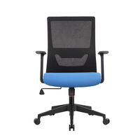 Chaise de bureau classique en maille de haute qualité, hauteur réglable, rotation à 360° °   Chaise de bureau pivotante à dossier moyen en maille pour le bureau