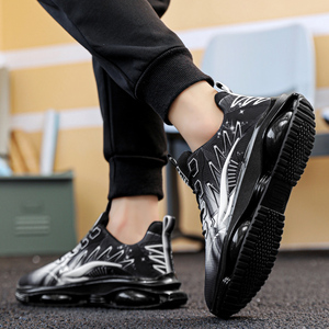 Zapatos Casuales Cómodos para Hombre con Cordones, Diseño Deportivo con Suela Resistente al Desgaste para Todas las Estaciones, Antideslizantes - Product Image 3