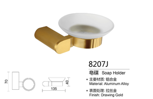 Nuevo diseño buena calidad aluminio precio barato Hotel <span class=keywords><strong>accesorios</strong></span> de <span class=keywords><strong>baño</strong></span> de oro - Product Image 6