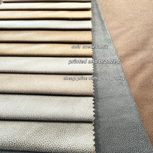 Premium Microfiber Suede Sofa <strong>Fabric</strong> Eco-Friendly 330gsm <strong>Upholstery</strong> <strong>Fabric</strong> - Product Image 4