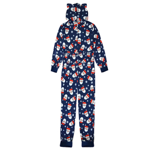 Kerstpyjama's voor kinderen & vrouwen, unisex, lange mouwen, polyester/katoen, op maat gemaakte thermische <span class=keywords><strong>sets</strong></span>, groothandel - Product Image 6