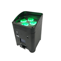 Projecteurs LED sans fil MOKE à effets lumineux RGBW AUV, alimentés par batterie, DMX, contrôlables à distance, pour éclairages de mariage, de fête et de club