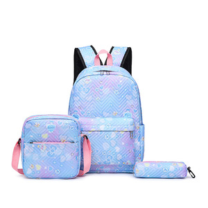 Innovative <b>Lightweight</b> Wear-Resistant Cute Cartoon Pattern School Bag Girls <b>Backpack</b> Set Primary Students Bookbag Set - Product Image 1