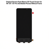 Pantalla Táctil OLED Negra Original de 6.6 Pulgadas para Teléfonos Mi 13T/13T Pro 5G Sin Marco