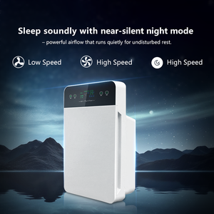 Purificador de Ar Portátil para Grandes Ambientes Familiares com Filtro HEPA H13, Luz UV e Display PM2.5, Silencioso (25dB), Remove 99,97% de Poeira/Fumaça - Product Image 5