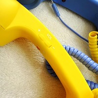 Microphone filaire avec port Type-C pour téléphone portable, streaming en direct, jeux, jaune, bleu