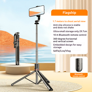 Bán hàng nóng Gấp không dây từ xa điện thoại di động Mini Pocket <span class=keywords><strong>Monopod</strong></span> Selfie <span class=keywords><strong>Stick</strong></span> Tripod cho <span class=keywords><strong>Iphone</strong></span> Android video kit điện thoại chủ - Product Image 6