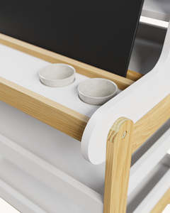 Table d'activités Montessori pour enfants : Chevalet de bureau intérieur pour l'apprentissage, le dessin et les travaux manuels, favorisant l'éducation - Product Image 4