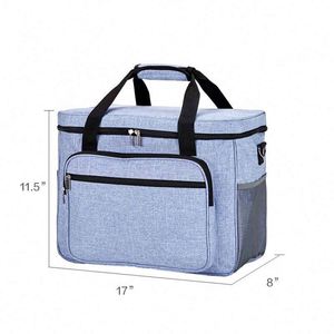 Free Sample Custom Waterproof <b>Sewing</b> Machine Accessories Storage <b>Bag</b> <b>Sewing</b> Machine Tote <b>Bag</b> with Removable Padding - Product Image 4