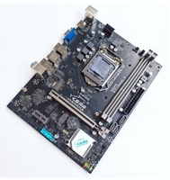 Nouvelle vente flash, carte mère de bureau JS H61M-K, 2e/3e génération, M-ATX, chipset Intel H61, LGA1155, SATA, M.2, double emplacement DDR3 RAM pour PC