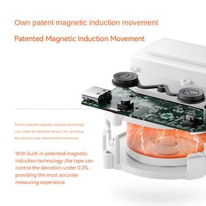 Otomatik Bluetooth paslanmaz çelik akıllı bel çevresi cetvel üç çevresi dijital ekran elektronik bant metrik - Product Image 2