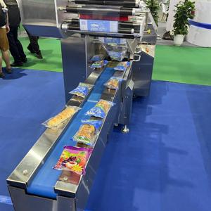 자동 수평 플로우팩 베개 포장 기계 빵 포장 플로우 백 래퍼 포장기 - Product Image 3