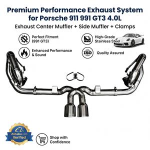 Kit d'échappement Vortex Direct Fit SS304 avec collecteurs pour Porsche 911 991 GT3 4.0L – Vente en gros, Fournisseurs d'usine, Kits de performance - Product Image 1