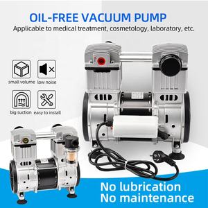 Laboratuvar için 220V 1500W -91KPa 300L/min taşınabilir elektrikli yağsız vakum pompası hava kompresörü kafa - Product Image 5