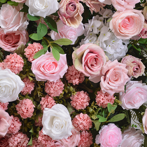 Mới Màu Hồng Hoa Thiết Lập Đề Nghị Đính Hôn Sắp Xếp Hoa Tú Cầu Hoa Hồng Vòm Bánh Tháp Trang Trí Nhân Tạo Hoa - Product Image 5