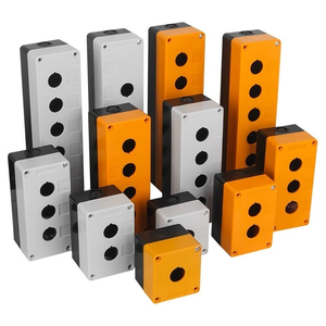 ABS 푸시 버튼 스위치 컨트롤 박스 22mm 직경 IP65 전자 구조 순간 작동 1NO1NC 10A 최대. 220V 16A 플라스틱 10A - Product Image 4