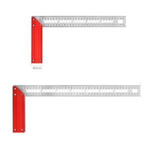 Man Yi L-shaped Right Angle Ruler 30 Cm Stainless Steel Aluminum Alloy High Precision Woodworking Decoration Measuring Tool - Product Image 4