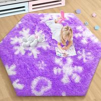 Tapis moelleux pour salon, grand tapis en fausse fourrure douce et pelucheuse pour chambre à coucher, tapis antidérapant en peluche pour salle de jeux pour enfants