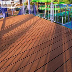 生态友好易于安装防紫外线游泳池室外露台木材复合wpc装饰