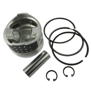 Ensemble piston authentique 188F fabriqué en usine pour générateurs diesel refroidis par air, motoculteurs, avec anneaux de retenue et goupilles - Product Image 3