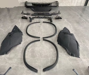 Kit Carrozzeria Stile AMG63 per <span class=keywords><strong>Mercedes</strong></span> Benz <span class=keywords><strong>GLC</strong></span> Coupé C253 2021-2022, Set Paraurti Anteriore e Posteriore - Product Image 5