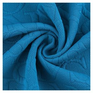 शरद ऋतु सर्दियों के बच्चों की जैकेट सैंडवाटशर्ट सूट यादृच्छिक पत्र जैक्वार्ड कपड़े 280gism वेफ्ट लेटेड सामग्री - Product Image 5