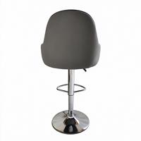 Chaise de bar pivotante moderne en gros, réglable en hauteur, avec dossier et accoudoirs pour café, hôtel, comptoir de bar