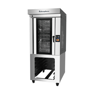 Équipement de machines de cuisson 10 plateaux support rotatif <span class=keywords><strong>four</strong></span> à convection rotatif Circulation d'air chaud <span class=keywords><strong>four</strong></span> à gaz boulangerie cuisson <span class=keywords><strong>four</strong></span> à <span class=keywords><strong>vapeur</strong></span> - Product Image 2