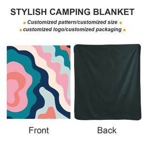 Chăn Đi Biển Cỡ Lớn Tùy Chỉnh Ngoài Trời Thảm Khăn Tắm Bãi Biển Gấp Gọn Dễ Mang Đi Không Cát Chống Thấm Nước - Product Image 2