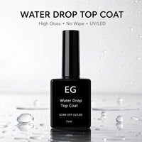 Gel de Sculpture 3D Effet Goutte d'Eau Transparent pour Ongles, Design Bulle en Relief, Fournitures Professionnelles pour Salons de Manucure, Base Non Toxique