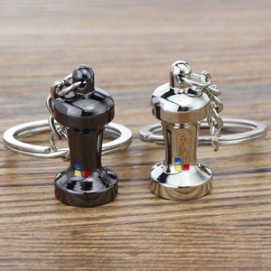 Portachiavi in Lega di Zinco 3D Personalizzato con Logo, Mini Moka, Tazza da <span class=keywords><strong>Caffè</strong></span>, Secchiello, Portachiavi in Metallo a Tema <span class=keywords><strong>Caffè</strong></span> - Product Image 5