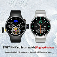Reloj Inteligente BW17 con Correa de Silicona, Pantalla TFT para Llamadas, Monitor de Frecuencia Cardíaca, Monitorización del Sueño, NFC