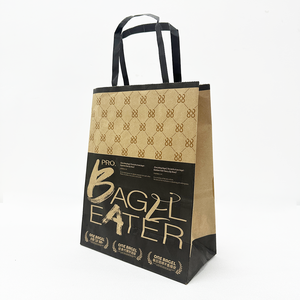 Bolsas de Papel Kraft Marrón de Alta Calidad para Alimentos, Bebidas, Panadería, Restaurante, Comida para Llevar, Embalaje con Asa - Product Image 4