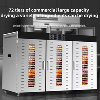 72-Trays Enkelzones Commerciële Voedseldroger Mango Sinaasappel Appel Fruit Dehydrator Droogmachine