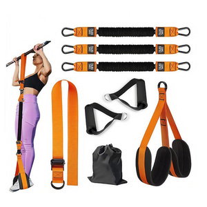 <strong>Performance</strong> Grip Custom Pull up Strap Elastic Adjustable Multi Purpose Training Power Resistance Band Set - Product Image 1