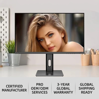 Moniteur de jeu IPS 24/27/32 pouces avec taux de rafraîchissement de 240 Hz, haut-parleur intégré et interface pour usage professionnel, écran rotatif