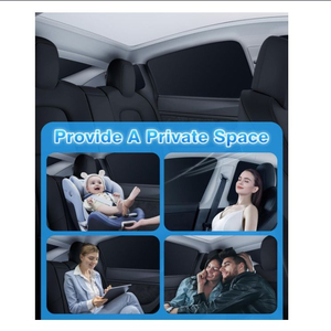Pare-soleil pliable pour pare-brise et vitres latérales, protection UV, isolation thermique, nylon de luxe, pour <span class=keywords><strong>Tesla</strong></span> <span class=keywords><strong>Model</strong></span> <span class=keywords><strong>3</strong></span>/Y, idéal pour temps chaud - Product Image 4