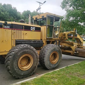 CAT 16H Wheel Grader 2023 Model Cummins Engine PLC <b>Controlled</b> Yellow Road Construction Equipment - Product Image 2