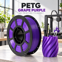 Filament PETG haute clarté MEIJIMEI, diamètre 175 mm, résistant à la formation de bulles, température d'impression 240-250°C, filament 3D 1 kg