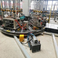 Table rotative multi-stations sur mesure pour usage industriel intensif, pour la production en ligne de production