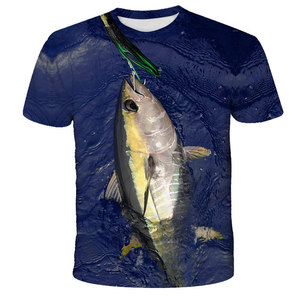 Été Harajuku Carp Fish Print Hommes Femmes T Shirts Casual Breathable Round Neck Short Sleeve Sports Oversized T-shirts Clothing - Product Image 2