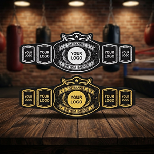 Pro Wrestling Belt Smackdown Tag Team Championship Correa Acero inoxidable Unisex Samurai Boxing Jiu-Jitsu Taekwondo - Product Image 2