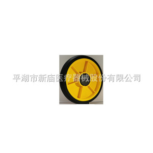 Rueda de goma Xinmiao de 80 mm de diámetro y 10 mm de diámetro interior, serie de ruedas individuales para equipos médicos - Product Image 3