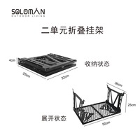 Meubles d'extérieur pliables en alliage d'aluminium pour camping, design moderne, accessoires, support latéral pour réchaud, rangement, lampe en forme d'éventail