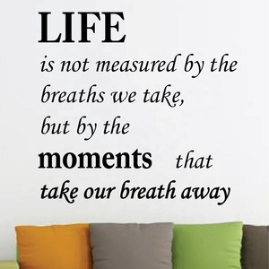 Adesivo da parete in PVC autoadesivo adesivo <span class=keywords><strong>con</strong></span> testo rimovibile stampato UV lettere inglesi <span class=keywords><strong>per</strong></span> la decorazione domestica - Product Image 4